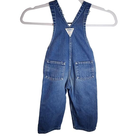 Vintage Made in USA OshKosh B’Gosh Vestbak Denim Overalls Size 2T - Picture 3 of 8